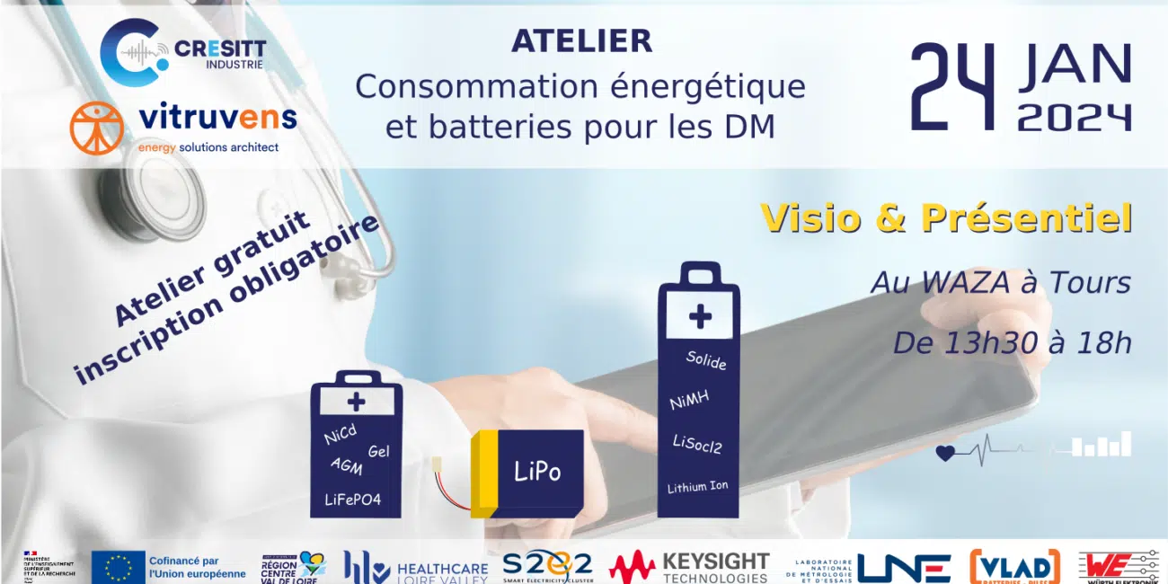 Atelier consommation énergétique pour les DM 24 janvier 2024 à 14h à Tours