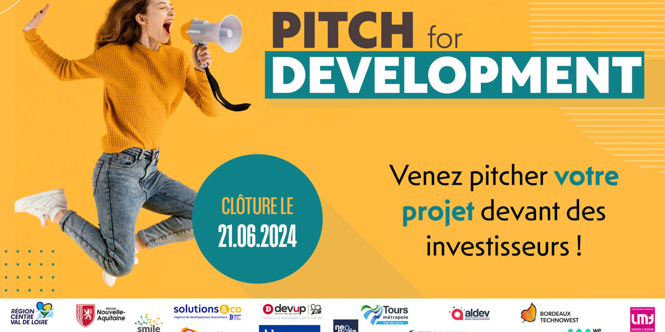 visuel AMI Pitch for Development dédié aux start'up et entreprises innovantes