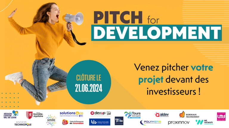 visuel AMI Pitch for Development dédié aux start'up et entreprises innovantes